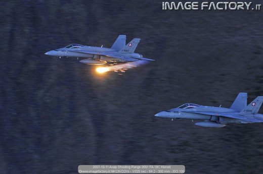 2007-10-11 Axalp Shooting Range 0091 FA-18C Hornet
